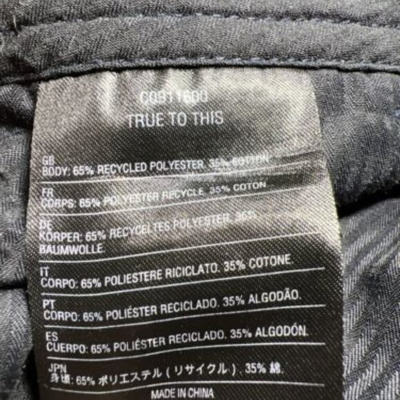 Volcom Frickin Chino Shorts Men's 28 Blue Dark Wash 9" Inseam Flat Casual Skate - Picture 5 of 5